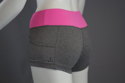 Resolve Sport Compression Short Womens Grey/Pink